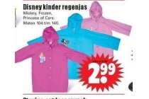 disney kinder regenjas