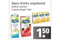 alpro drinks ongekoeld