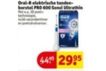 oral b elektrisch tandenborstel pro 600 sensi ultrathin