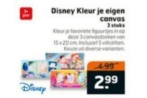 disney kleur je eigen canvas