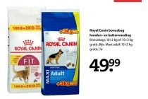royal canin bonusbag honden en kattenvoeding