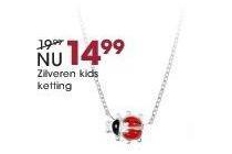 zilveren kids ketting