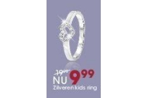 zilveren kids ring