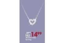 zilveren kids ketting