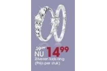 zilveren kids ring prijs per stuk