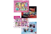 disney koffertje met 4 puzzels