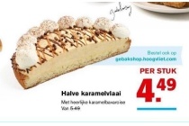 halve karamelvlaai