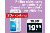 philips elektrische tandenborstel cleancare tandplakverwijdering