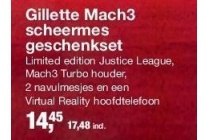 gillette mach3 scheermes geschenkset