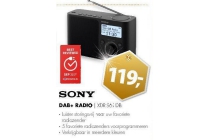 sony dab radio xdrs61db