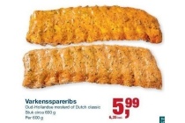 varkensspareribs