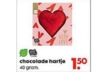 chocolade hartje