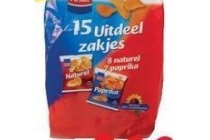 perfekt naturel paprika uitdeelzakjes