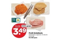 plus schnitzels