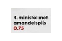 ministol met amandelspijs