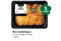 mini kipfiletlapjes