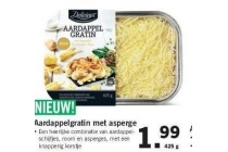 aardappelgratin met asperge