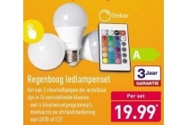 regenboog ledlampenset