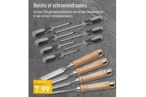 beitels of schroevendraaiers