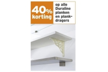 alle duraline planken en plankdragers