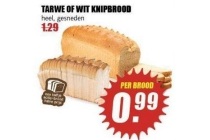 tarwe of wit knipbrood