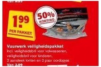 vuurwerk veiligheidspakket