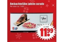 ambachtelijke jamon curado