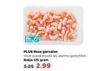 plus roze garnalen