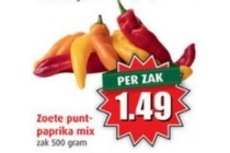 zoete puntpaprika mix