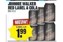 johnnie walker red label en cola