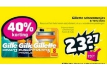 gillette scheermesjes 8 10 12 stuks