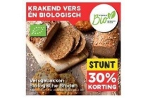 versgebakken biologisch broden