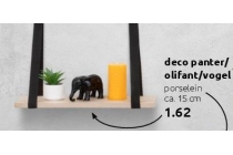 deco panter olifant vogel