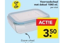 voorraadschaal met deksel 1040 ml