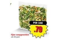 fijne soepgroenten 250 gram boni supermarkten