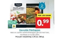 delicieux gevulde filetlapjes 380g