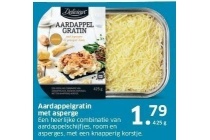 aardappelgratin met asperge