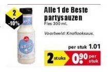 alle 1 de beste partysauzen