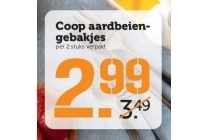 coop aardbeiengebakjes