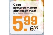 coop zomerse mango abrikozen vlaai