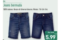 jeans bermuda