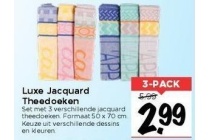 luxe jacquard theedoeken