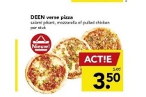 deen verse pizza proscuitto