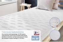 7 zone viscose koudschuimmatras