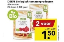 deen biologisch tomatenproducten