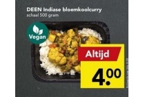 deen indiase bloemkoolcurry