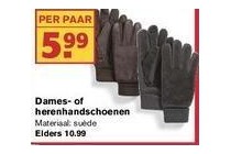 dames of herenhandschoenen