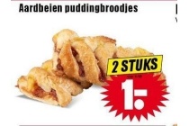 aardbeien puddingbroodjes