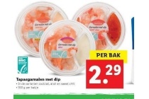 tapasgarnalen met dip