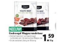 gedroogd wagyu rundvlees